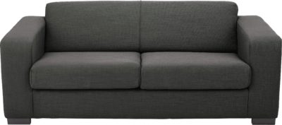 Hygena - Ava - 2 Seater Fabric - Sofa Bed - Charcoal